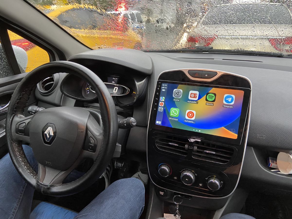 Ecran Apple CarPlay Android Auto Renault Clio 2 / Clio 4 (2000-2018)