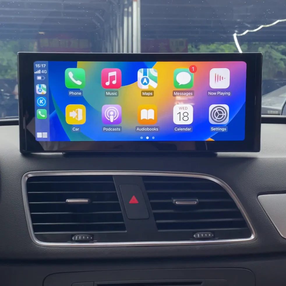 Ecran Apple CarPlay Android Auto Audi Q3 (2013-2018)