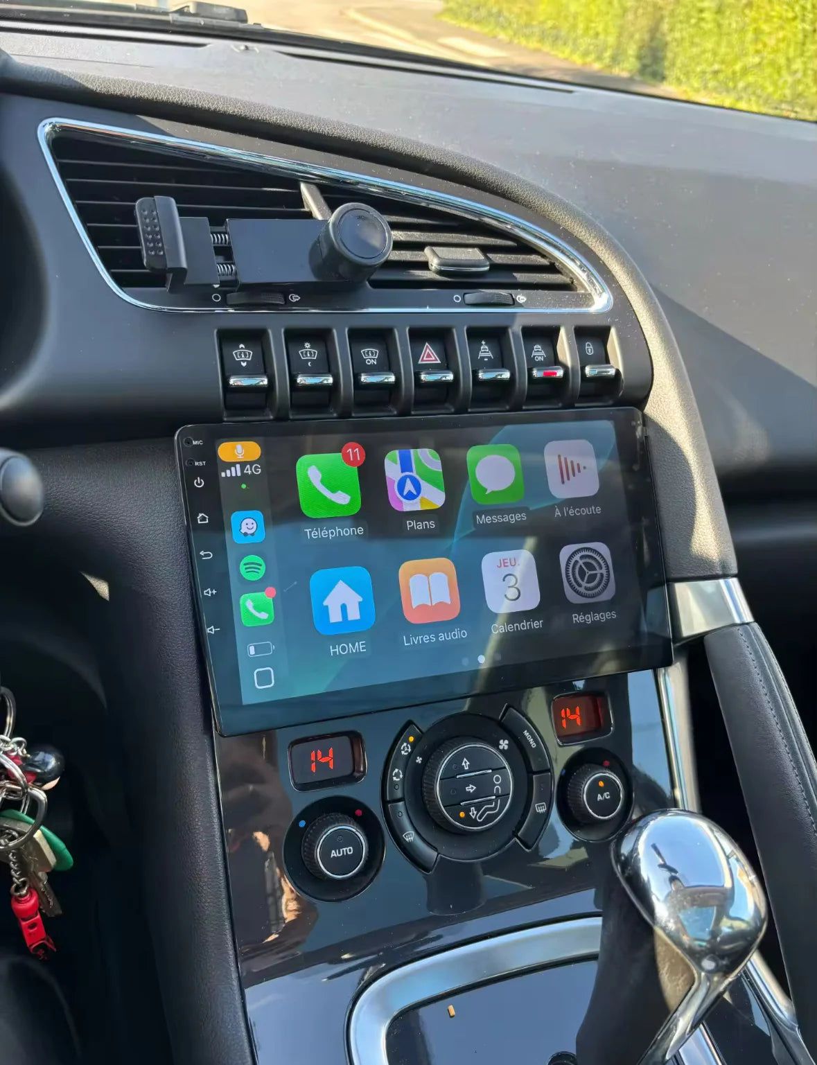 Ecran Apple CarPlay Android Auto Peugeot 3008 / 5008 (2009-2016)