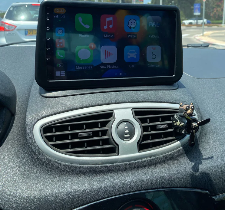 Ecran Apple CarPlay Android Auto Renault Clio 3 (2005-2014)