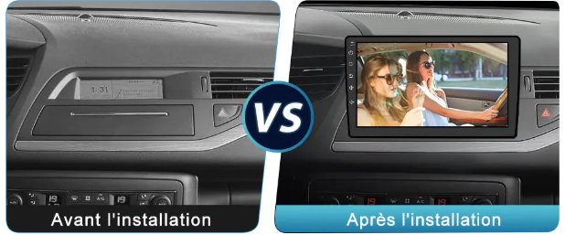 Ecran Apple CarPlay Android Auto Citroen C5 (2008-2017)