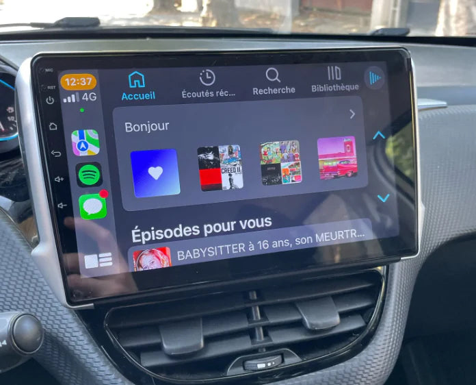 Ecran Apple CarPlay Android Auto Peugeot 208 / 2008 (2012-2018)