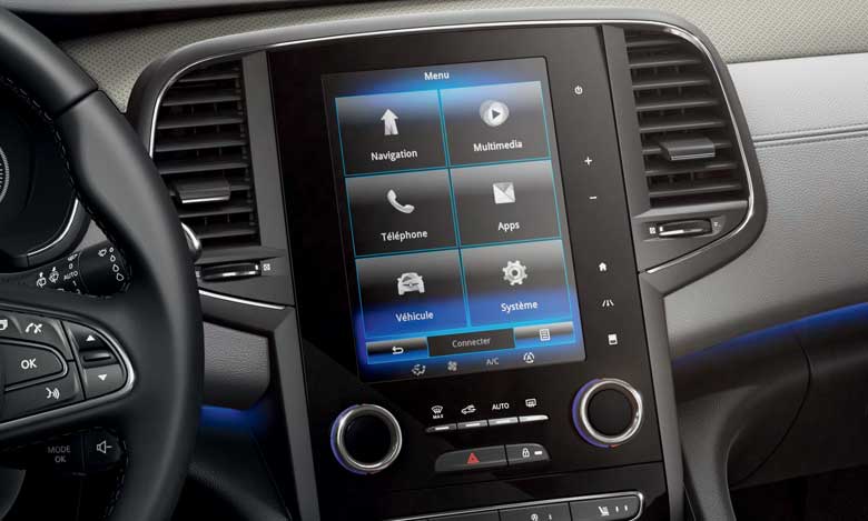Ecran Apple CarPlay Android Auto Renault Koleos Megane 4 Talisman (2017-2019)