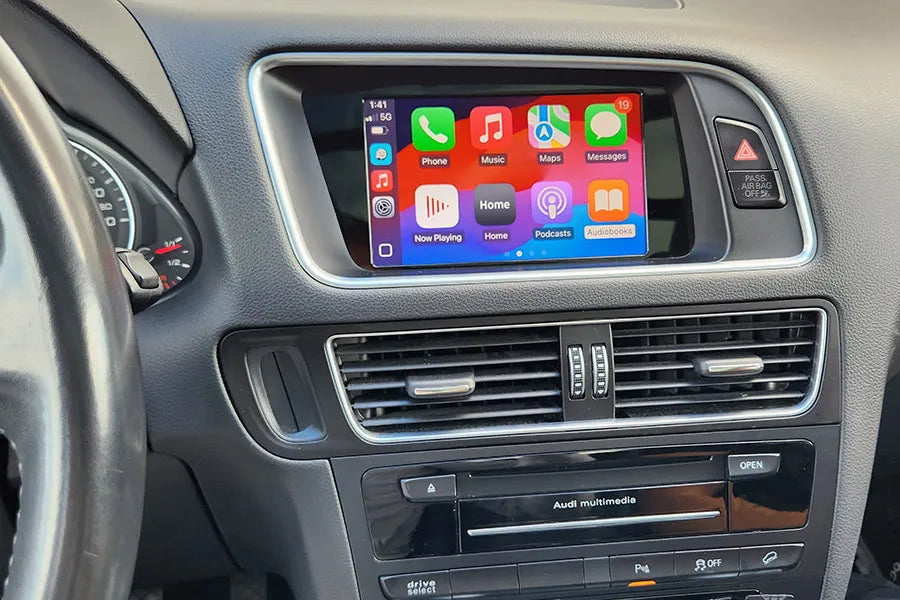 Ecran Apple CarPlay Android Auto Audi Q5 (2005-2017)
